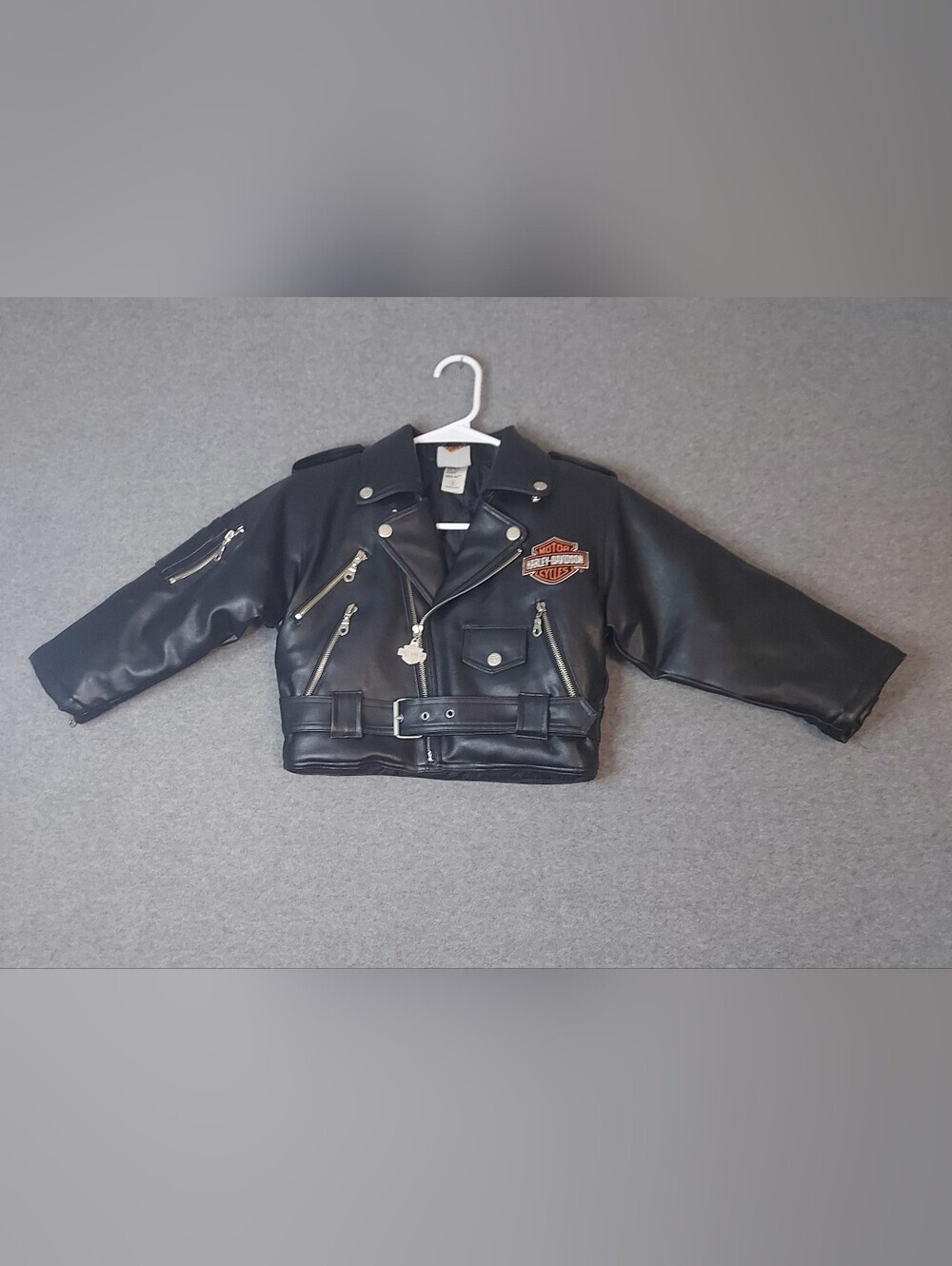 ​Harley-Davidson Kids' Motorcycle-Style Jacket - Size 5
